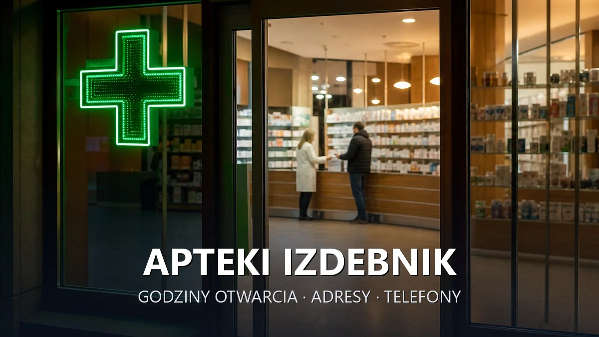 Apteki Izdebnik, gmina Lanckorona, powiat wadowicki - adresy, telefony, godziny otwarcia