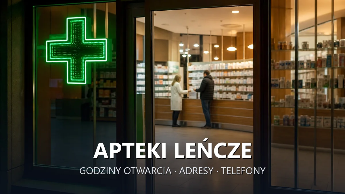 Apteki Leńcze, gmina Kalwaria Zebrzydowska, powiat wadowicki - adresy, telefony, godziny otwarcia