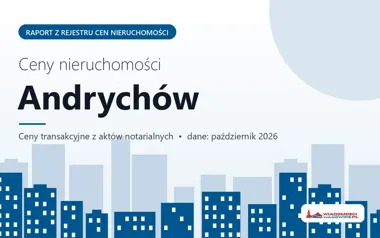Ceny mieszkań w mieście Andrychów — październik 2026