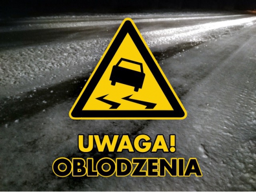 Ostrzeżenie meteorologiczne – opady śniegu i oblodzenia dróg