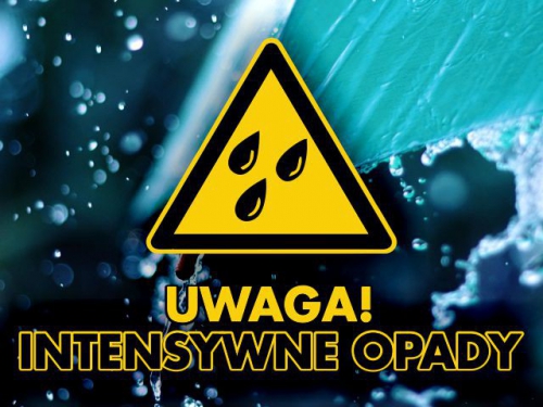 Ostrzeżenie meteorologiczne – intensywne opady deszczu
