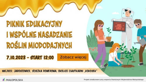 Wspólnie podziękujmy pszczole! Piknik Edukacyjny i wspólne nasadzanie roślin + KONKURS