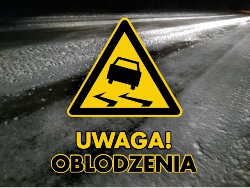 Ostrzeżenie meteorologiczne – oblodzenie dróg i chodników