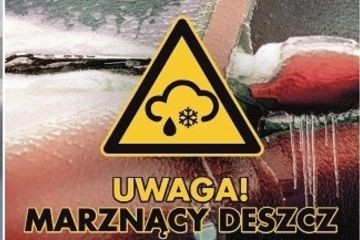 Ostrzeżenie meteo: oblodzenia i silny wiatr