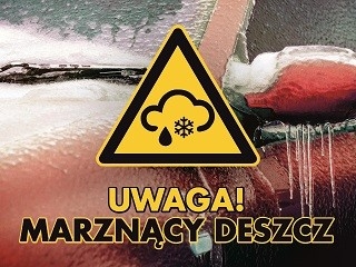 Ostrzeżenia meteorologiczne: opady marznące