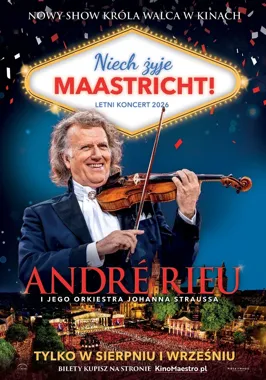 Grafika promocyjna wydarzenia André Rieu: „Niech żyje Maastricht!”