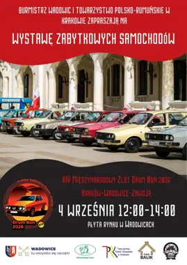 Grafika promocyjna wydarzenia XIV Międzynarodowy Zlot „Drum Bun 2026”