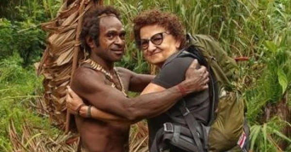 Grafika promocyjna wydarzenia W Klubie Podróżnika - Anita Pogorzelska „Papua – ostatni kanibale, przekraczając granice cywilizacji”