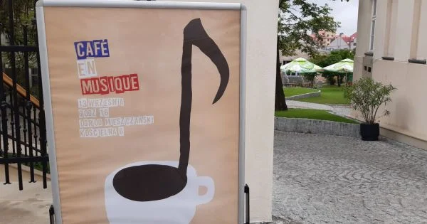 Grafika promocyjna wydarzenia Wieczorek Francuski w Ogrodzie Mieszczańskim