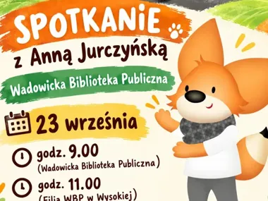 Fenek zjeżdża do Wadowic. Dzieci spotkają Annę Jurczyńską
