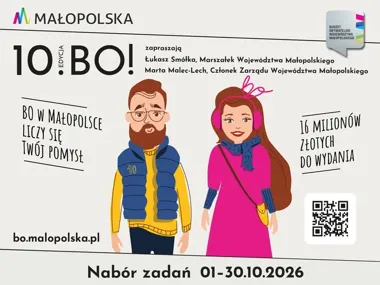 16 mln zł na pomysły mieszkańców Małopolski. Wadowice w puli dla regionu zachodniego