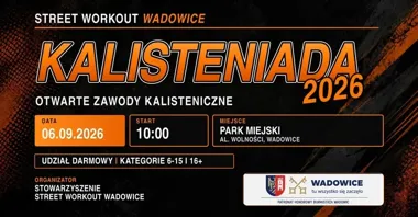 Darmowe zawody kalisteniczne w Wadowicach. Każdy może sprawdzić siłę