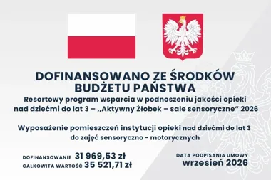 Żłobek Muchomorek zyska salę sensoryczną. Jest dofinansowanie