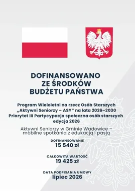 Pięć spotkań i trzy przejazdy kolejką dla seniorów z gminy Wadowice