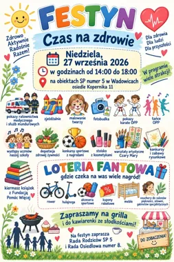 Ratownicy, loteria i atrakcje dla dzieci. Festyn na osiedlu Kopernika