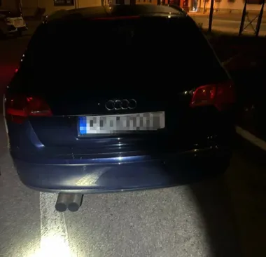 114 dB w Kalwarii Zebrzydowskiej. Kierowca Audi zapłacił 4400 zł