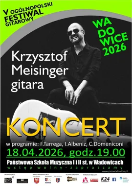 Meisinger zagra w Wadowicach koncert, który ściąga miłośników gitary