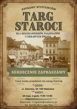Na Zatorskiej rusza targ staroci dla kolekcjonerów i łowców perełek