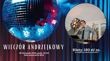 Andrzejki w WCK z muzyką, tańcem i stołem pełnym smaków